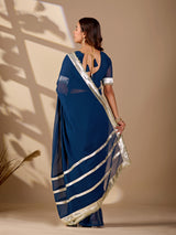 Buy New Elegant Designer Saree with Gota Border KcPc