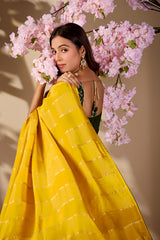 Buy Elegant Banarasi Saree with Blouse Kcpc image
