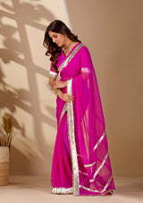 Buy New Designer Saree with Classic Gota Finish KcPc