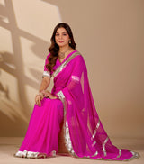 Buy New Designer Saree with Classic Gota Finish KcPc