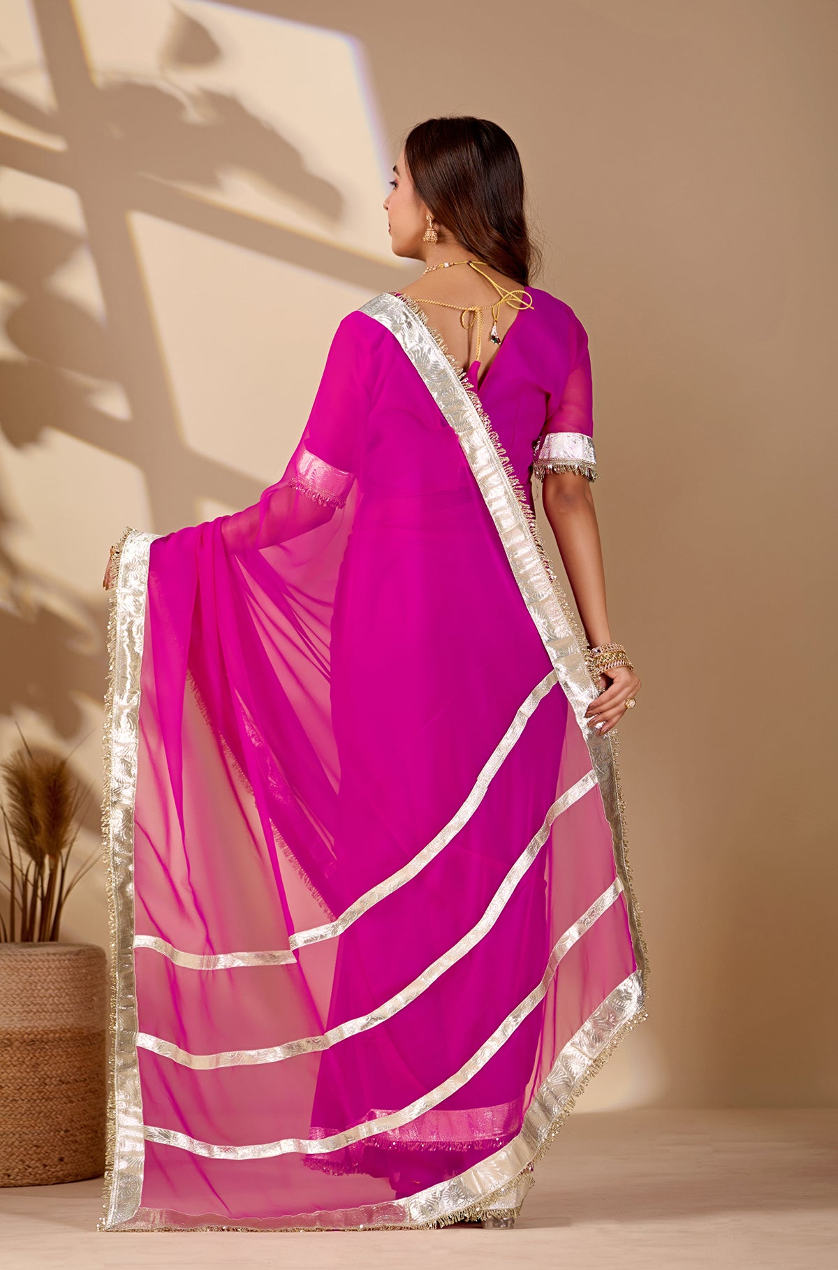 Buy New Designer Saree with Classic Gota Finish KcPc