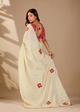 KcPc Royal Look Tissue Silk Saree with Gota Patti WorkGAN