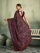KcPc Premium Kashida Stone Work Sarees for WomenSHD
