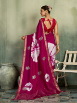 KcPc Premium Shibori Style Sarees with Aari Tari Work GAN