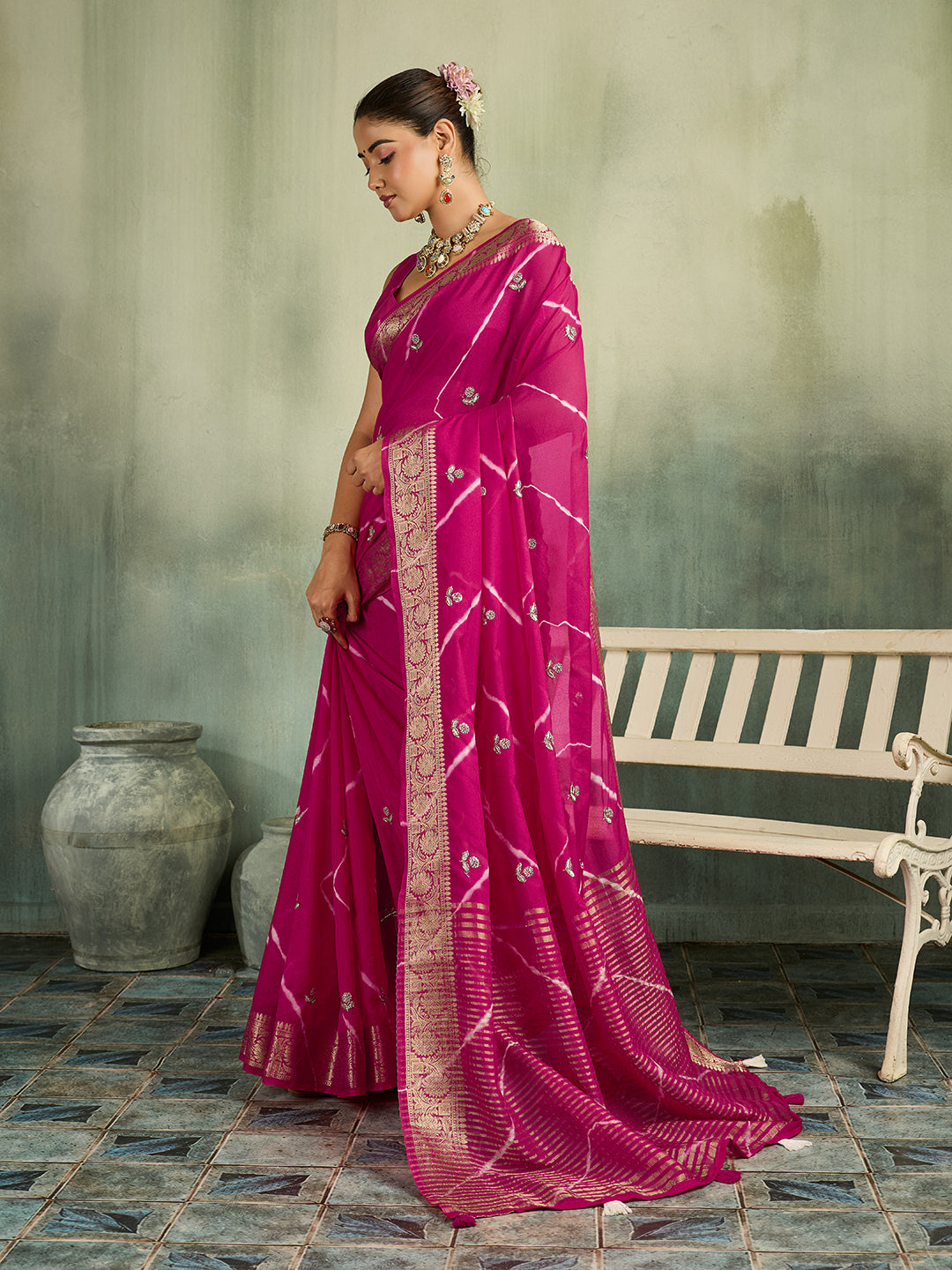 KcPc Premium Chiffon Sarees for Festive CelebrationsGAN
