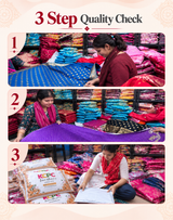 KcPc Traditional Bandhani Style Semi Gaji Silk Dupatta