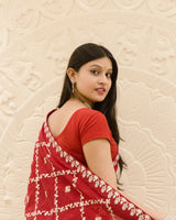 KcPc New Beautiful H O Silk Gotapatti Work Saree PAL