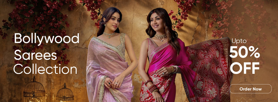 Buy Bollywood Saree Online Upto 50% Off | KCPC