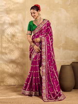 Buy Royal Modal Silk Festive Wear Saree Kcpc Image 1