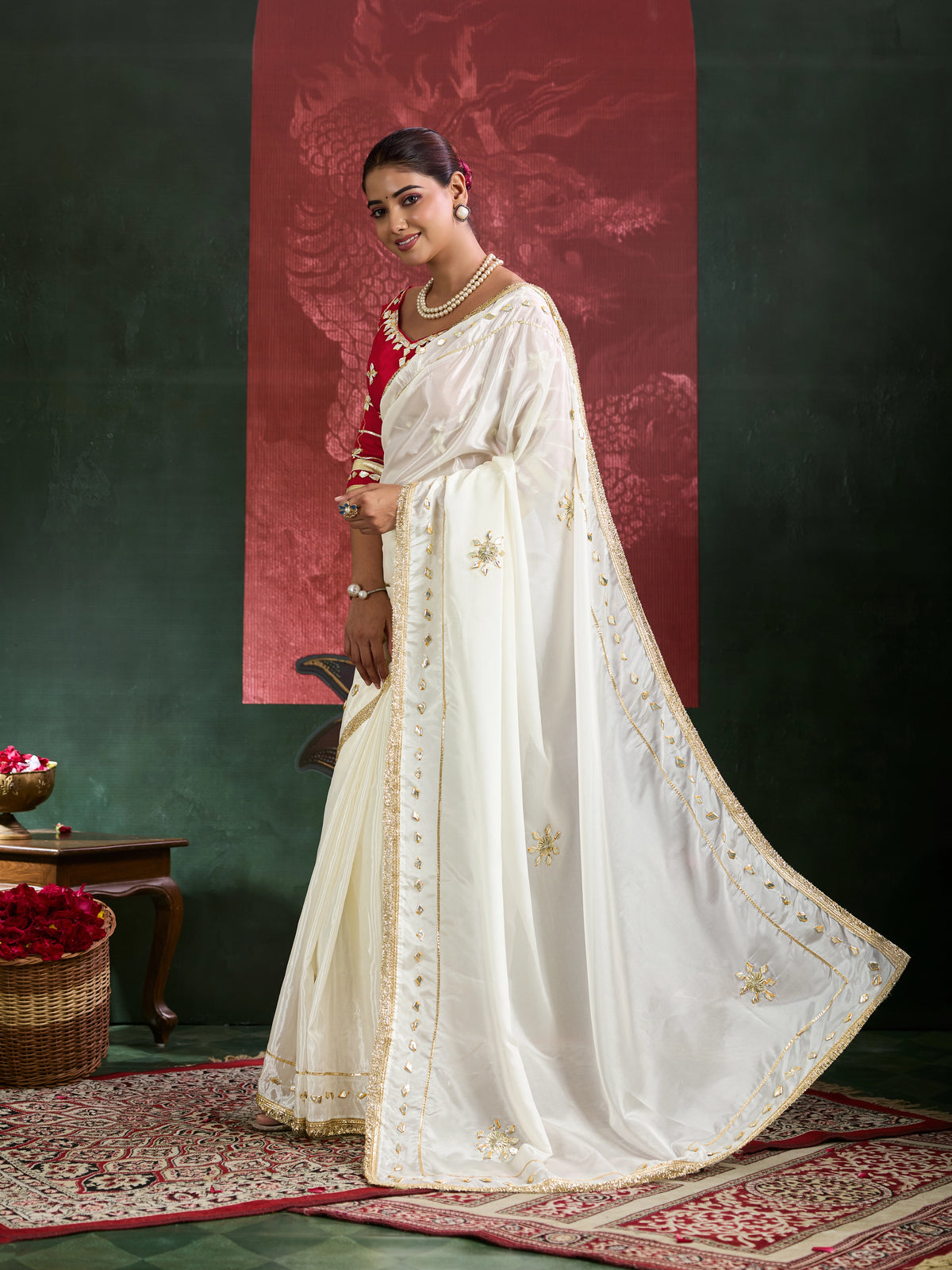 KcPc Exclusive Crepe Silk Saree with Designer Look for Festive WearPDM