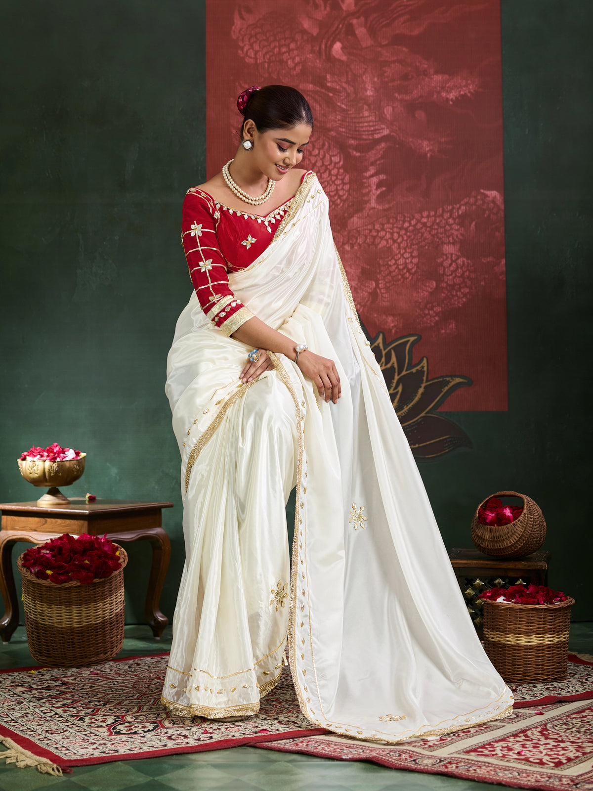 KcPc Exclusive Crepe Silk Saree with Designer Look for Festive WearPDM