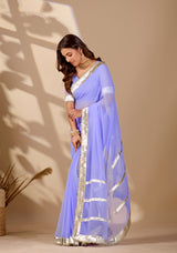 Buy New Designer Saree with Elegant Gota Border KcPc