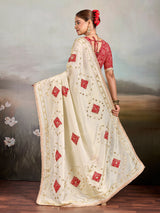 Buy Designer Style Saree WithGotaPatti Work Kcpc