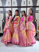 By Jaipuri Special LehengaWith Kota Doria Gotapatti Work