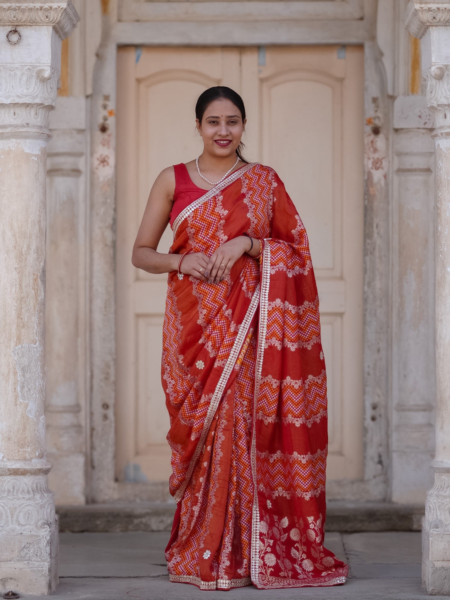 Buy Festive Special Dola Silk Saree Banarasi Design Kcpc Image 1