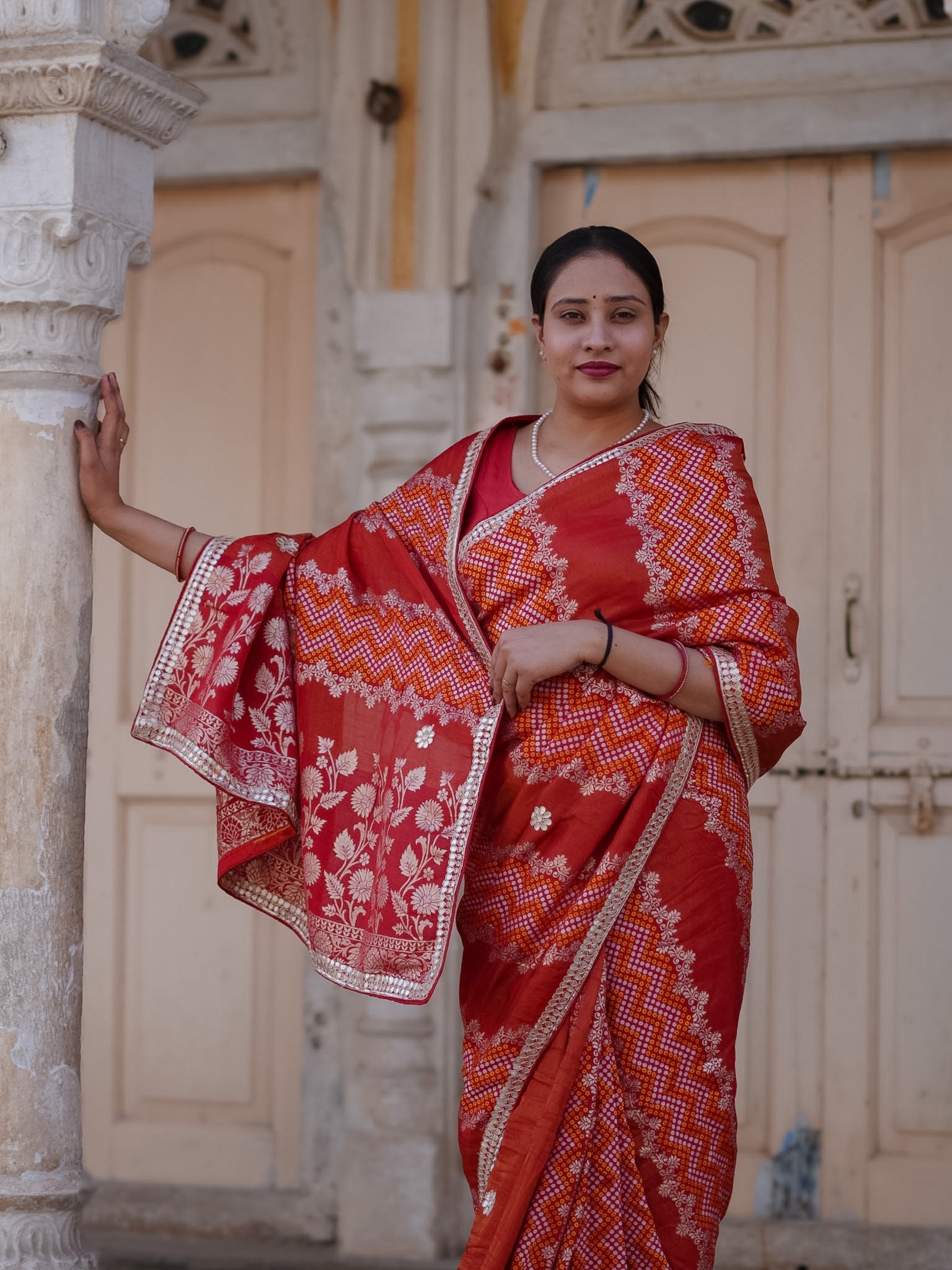 Buy Festive Special Dola Silk Saree Banarasi Design Kcpc Image 5