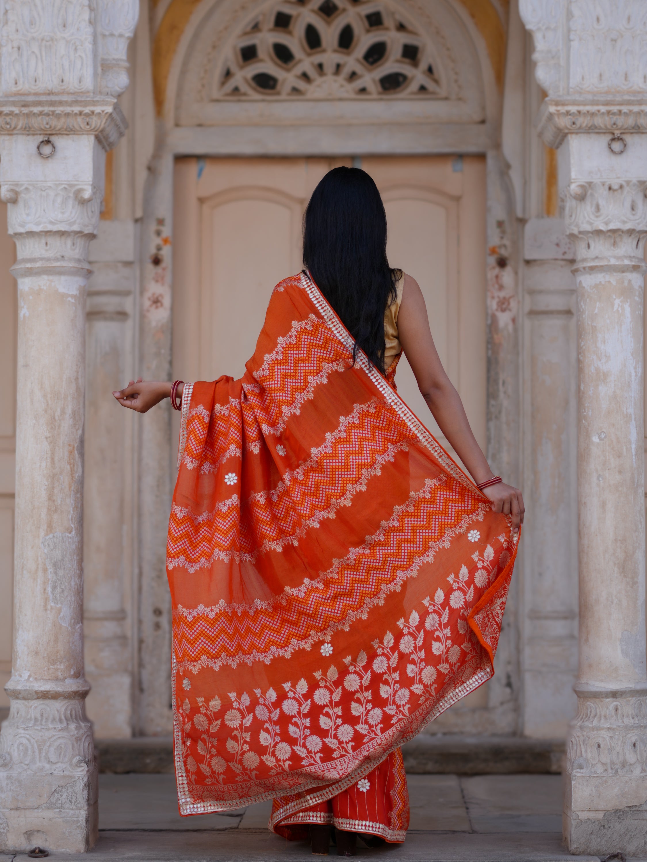 Buy Festive Special Dola Silk Saree Banarasi Design Kcpc Image 6