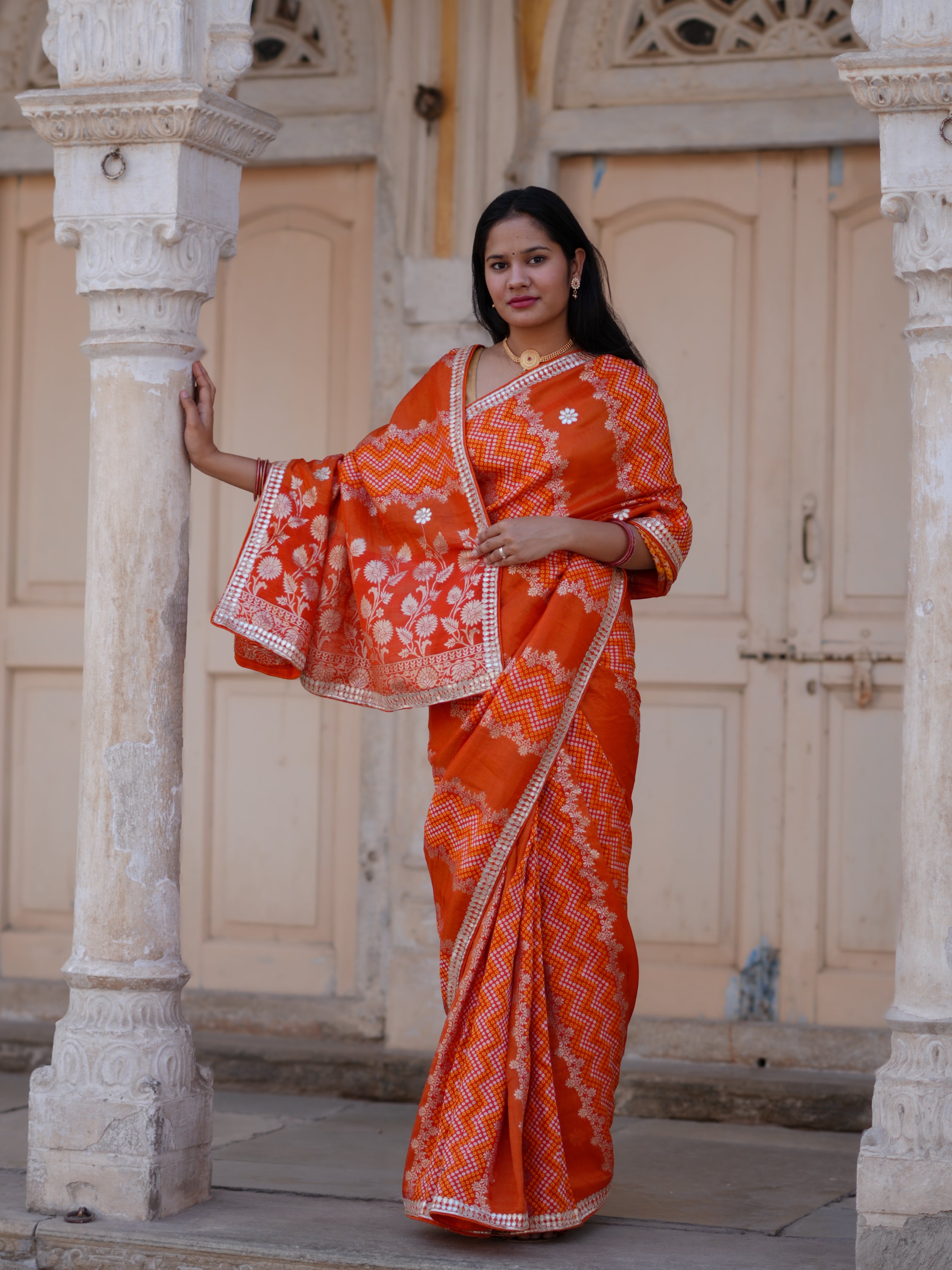 Buy Festive Special Dola Silk Saree Banarasi Design Kcpc Image 5