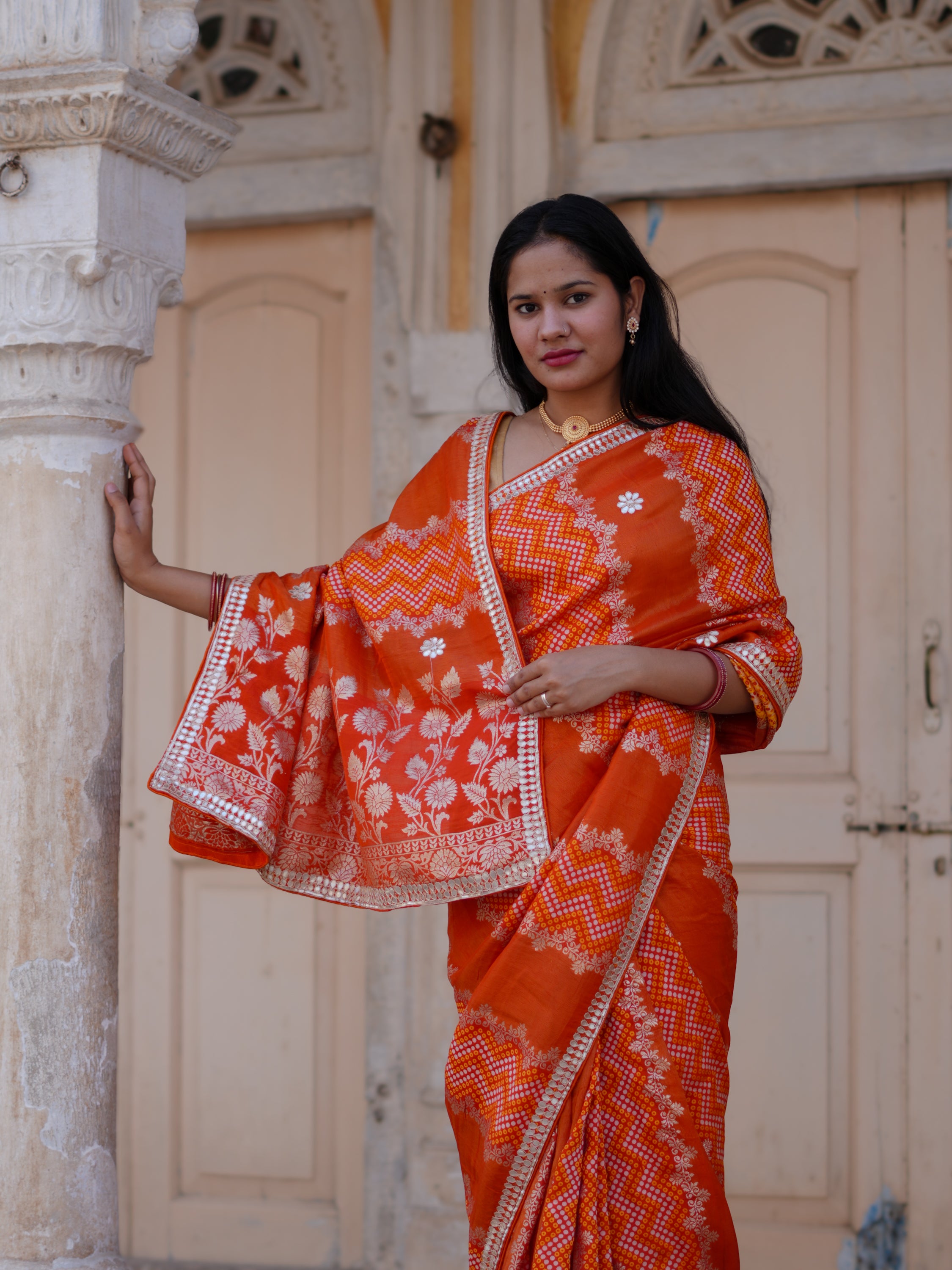 Buy Festive Special Dola Silk Saree Banarasi Design Kcpc Image 2