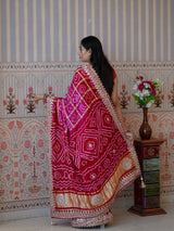 Buy Graceful Saree with Gotapatti Detailing KcPc