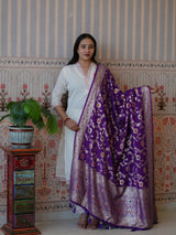 Buy Traditional Banarasi Style Dola Silk Dupatta Kcpc