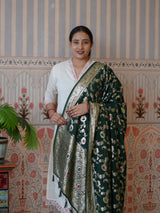 Buy Traditional Banarasi Style Dola Silk Dupatta Kcpc