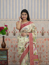 Buy Kalamkari Saree With Embroidery Work Kcpc