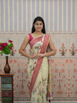 Buy Kalamkari Saree With Embroidery Work Kcpc