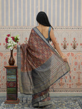 Buy Cotton Silk Printed Style Saree Kcpc