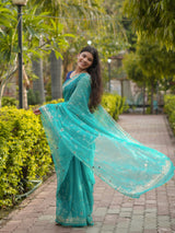 Buy Pure Diamond chiffontradishanal Rajputi saree Kcpc