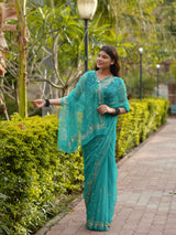 Buy Pure Diamond chiffontradishanal Rajputi saree Kcpc