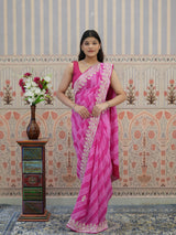 Buy Upada Silk With Leheriya Style Saree Kcpc