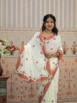 KcPc Festive Special Crepe Silk Designer Saree with Tari Work SWA