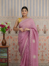 Buy Designer Saree with Sequence Work