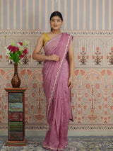 Buy Designer Saree with Sequence Work