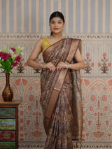 Buy Printed Saree With Festive Wear