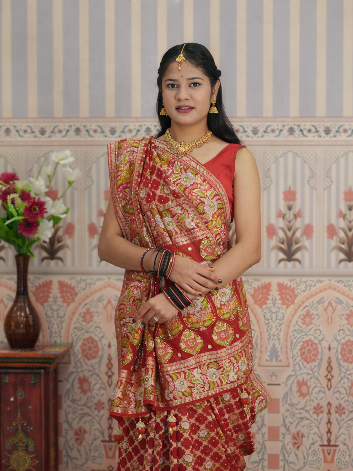 KcPc Pure Georgette Minakari weaving Cut danaWork saree ,MOH