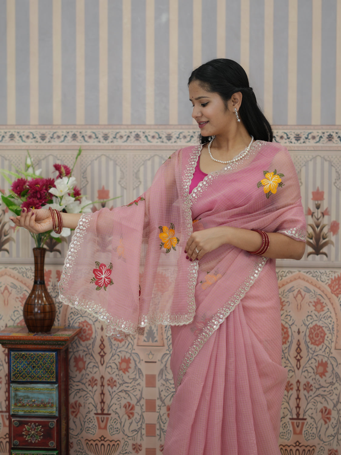 Buy Banarasi Style Kota Doriya Saree Kcpc