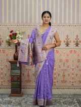 KcPc New Premium Munga Silk Kalamkari Style Saree Featuring Fine Zari Weaving RB