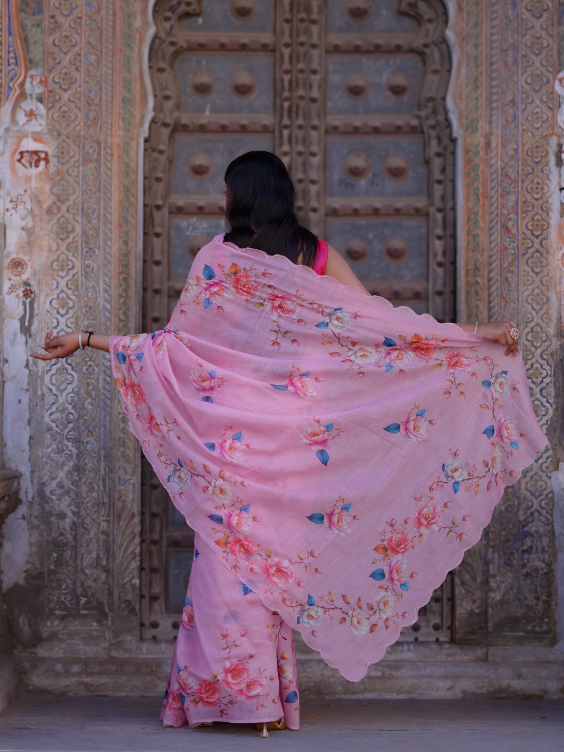 Buy Printed Saree for Everyday Casual Wear KcPc