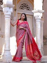 Buy Designer Printed Saree with Traditional Wear KcPc