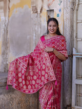 Buy Khaddi Georgette Banarasi Saree KcPc