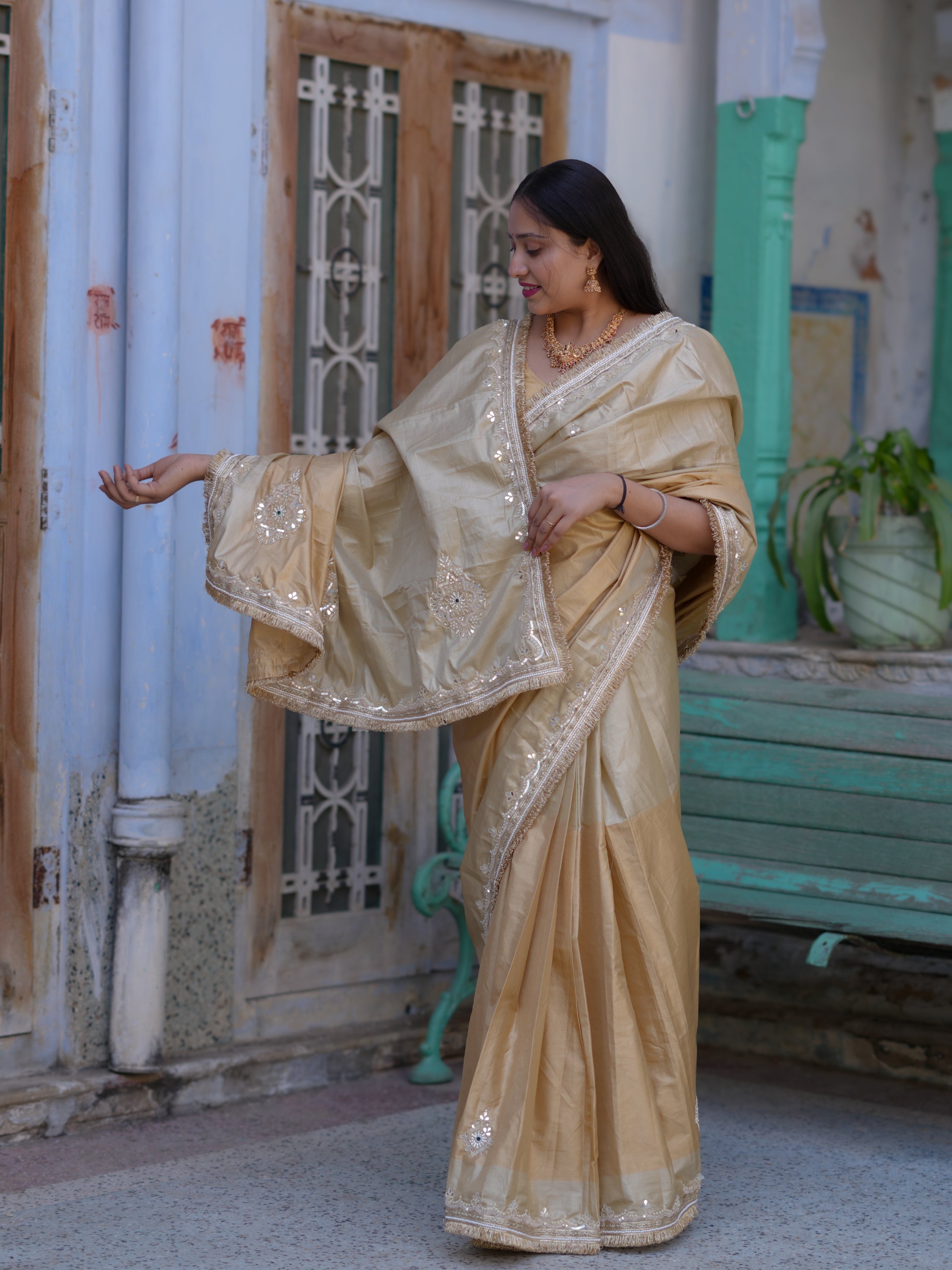 Buy New Elegant Traditional Saree with Festive Wear KcPc Image 5