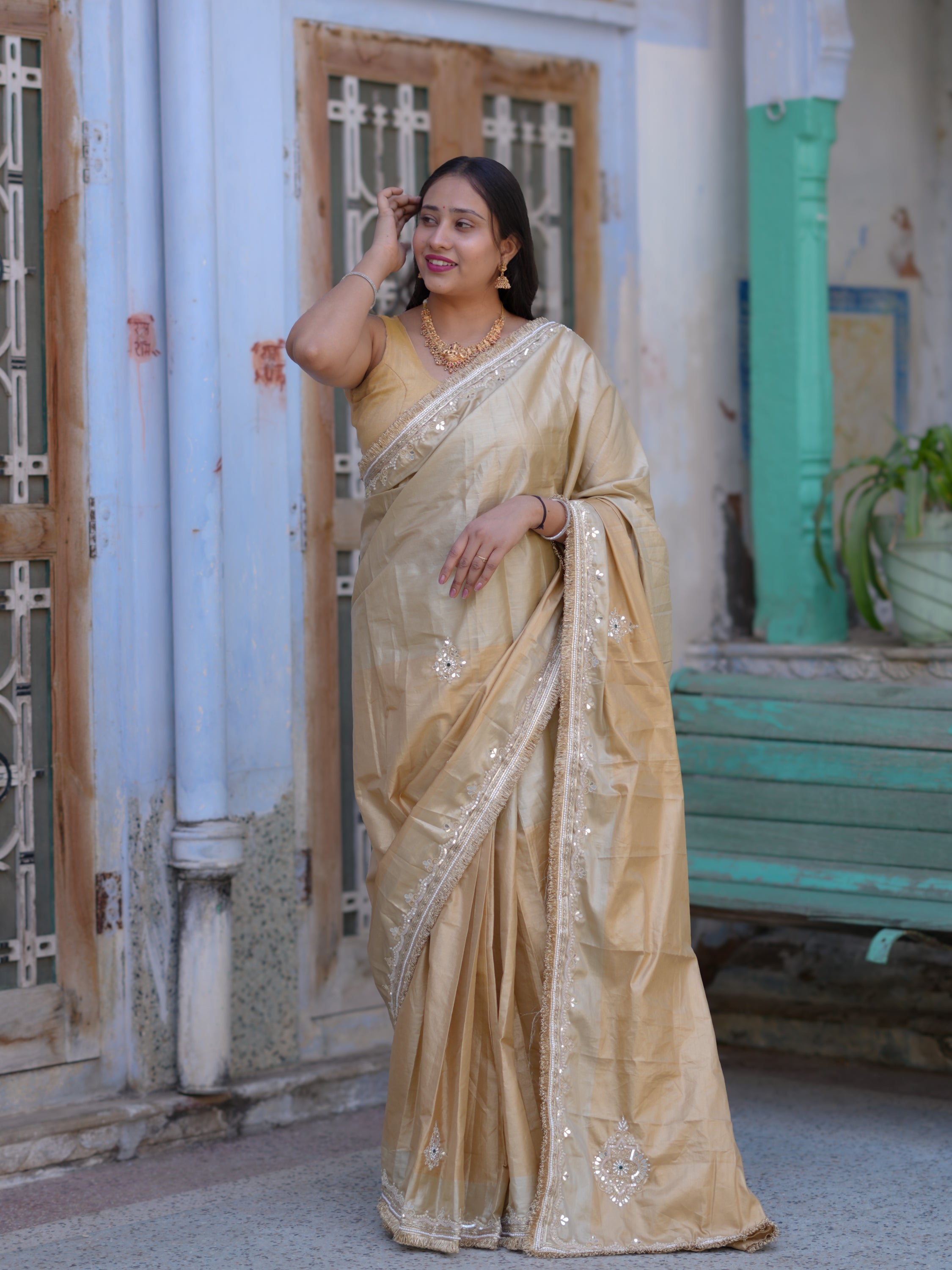 Buy New Elegant Traditional Saree with Festive Wear KcPc Image 2