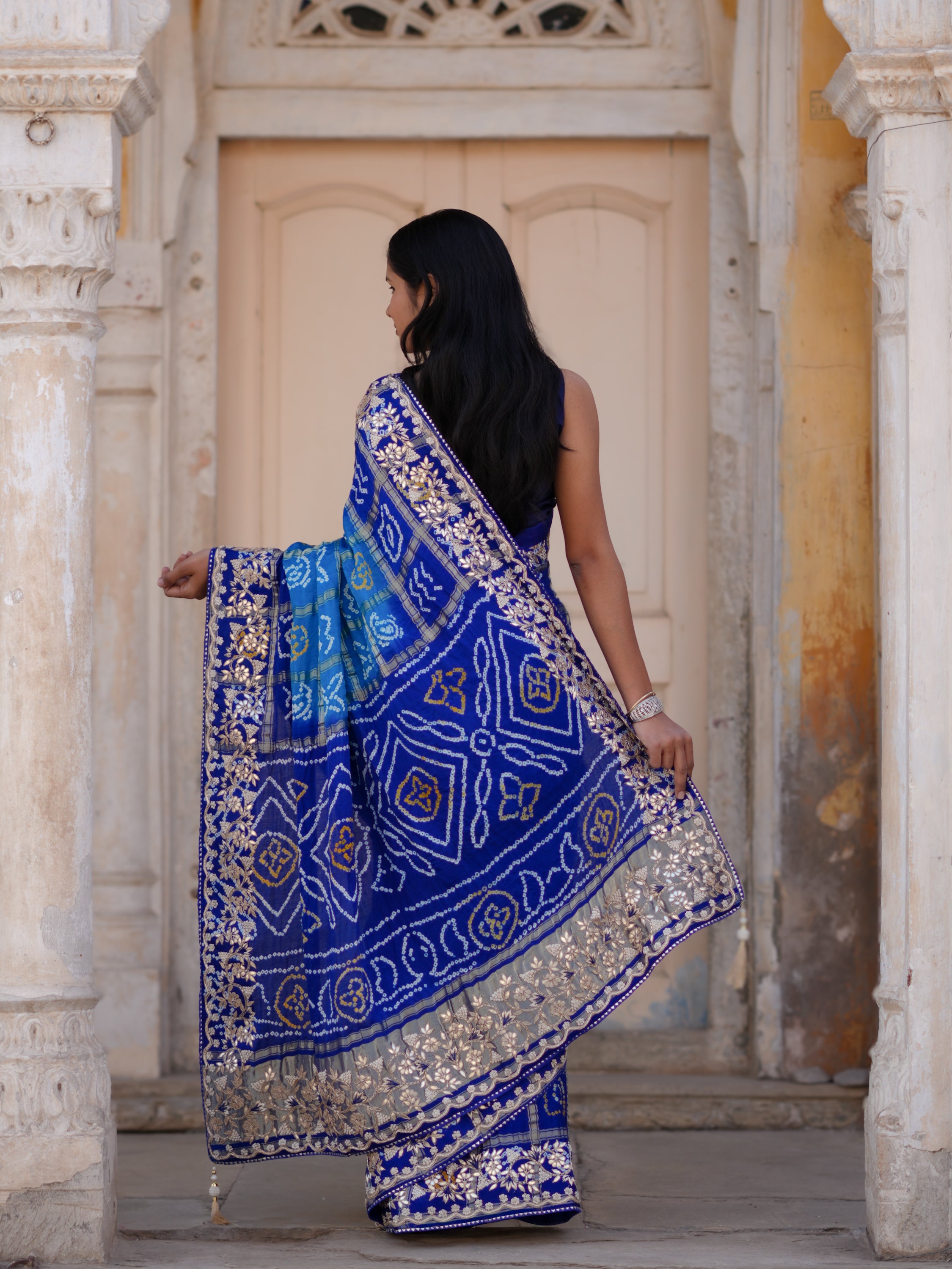 Buy Premium SareeTraditional Gotapatti Collection KcPc 6