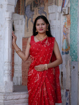 By Bandhani Saree with Elegant Gotapatti Work kcpc 4