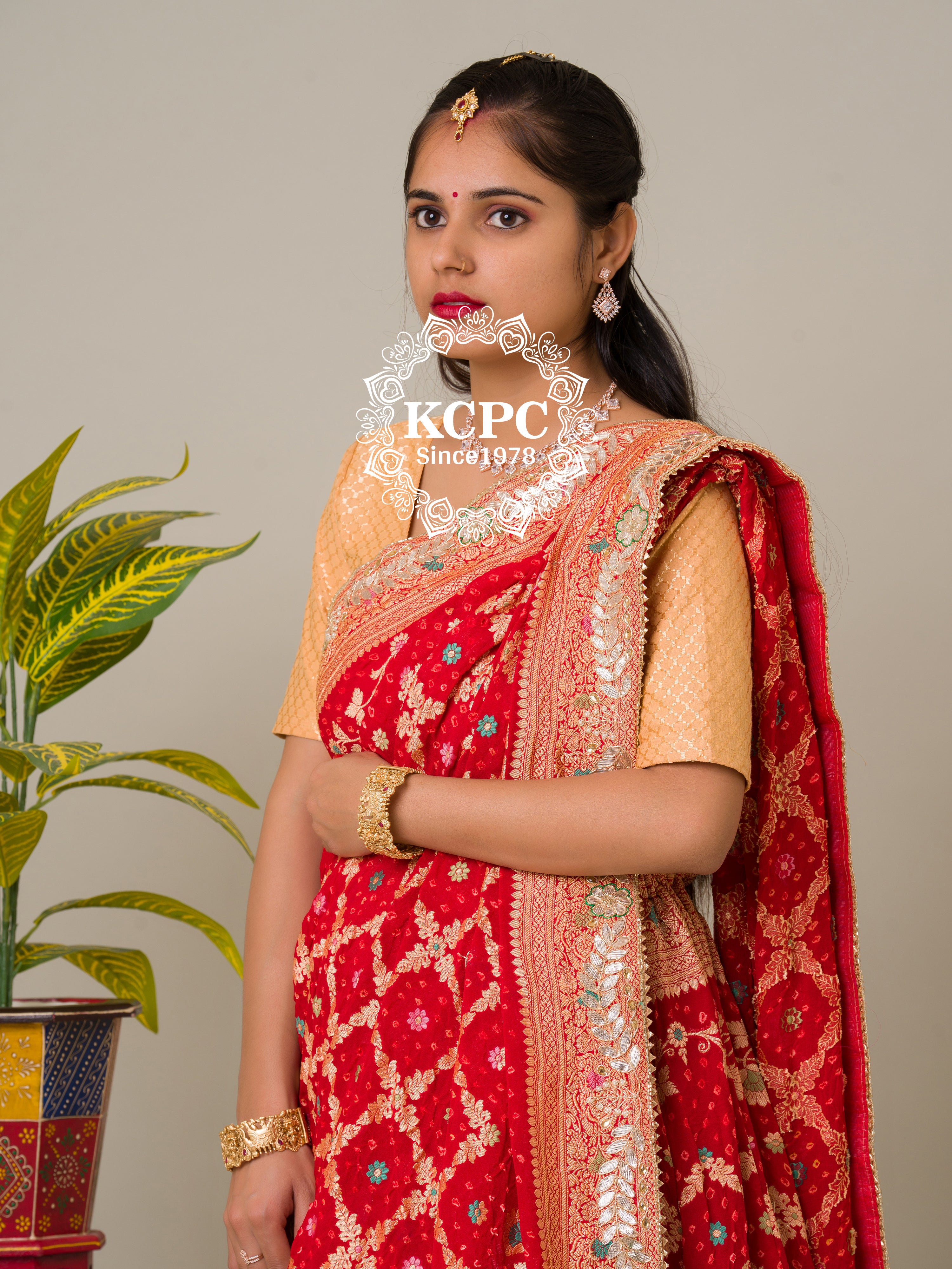 By Pure Khaddi Georgette Lehenga With Traditional Wear