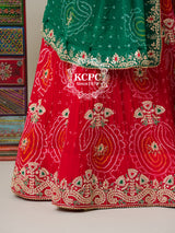 By Jaipuri Bandhani Lehenga With Traditional Wear