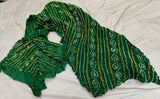 Pure Ojariya Chinon Rai Dana Bandhej Dupatta Nr Kc Green