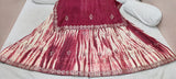 KcPc Nylone Chinon Gotta patti Work Shibori Lehenga RAJ